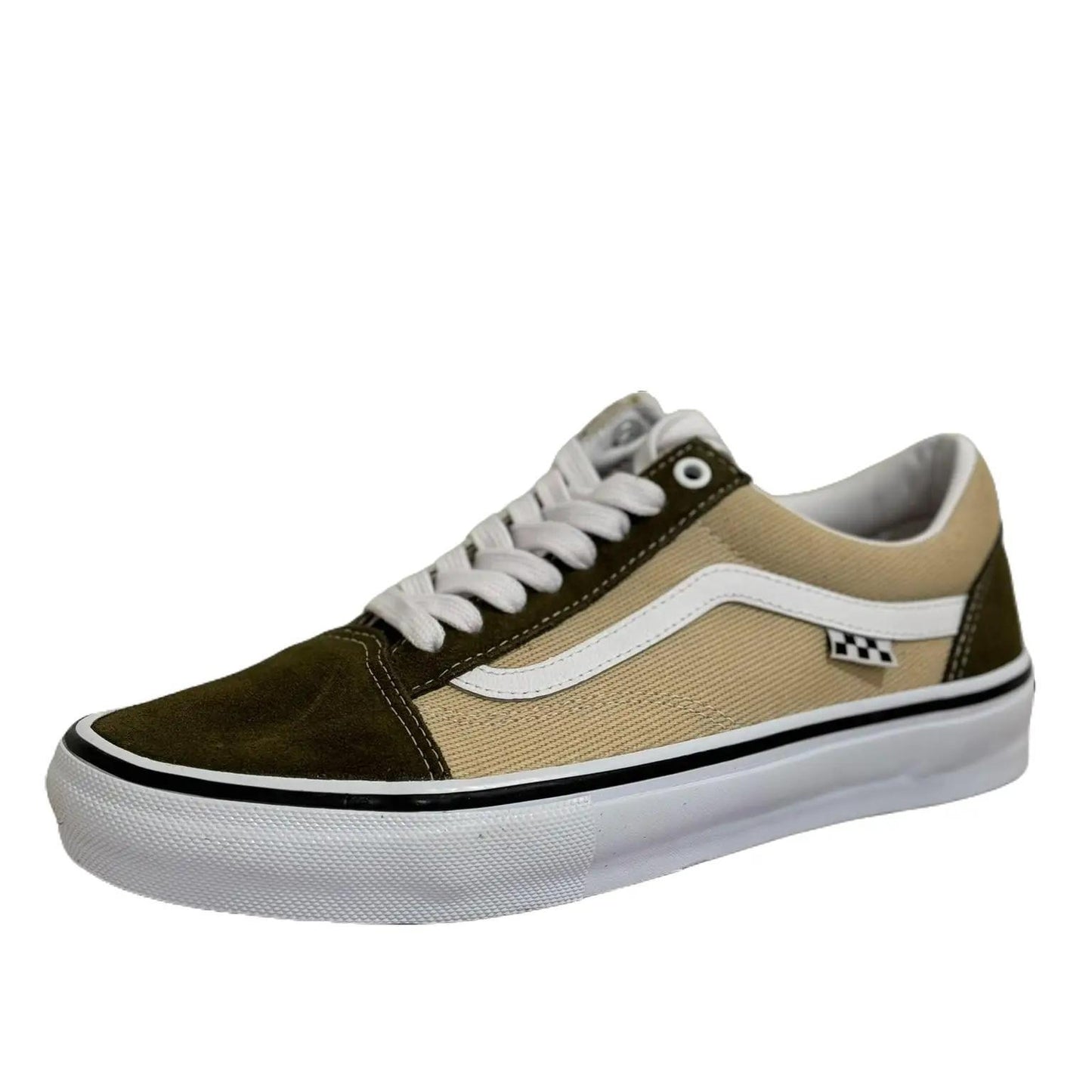 Vans Skate Old Skool Dark Olive/White
