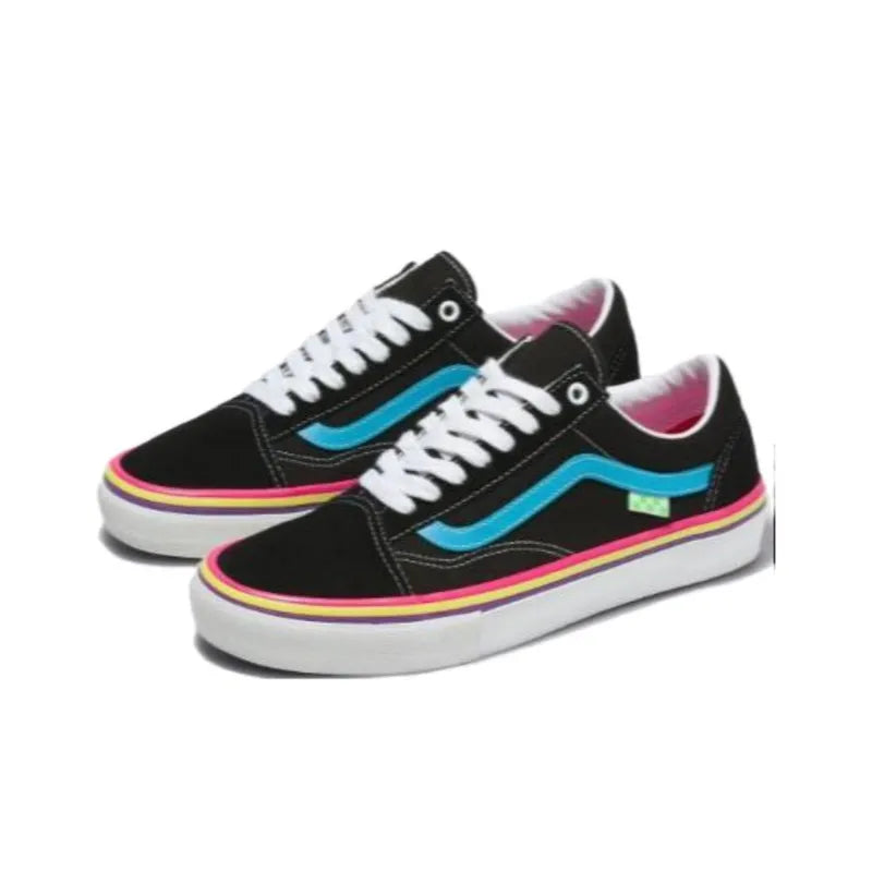 Skate Old Skool Neon Rave Black/Neon