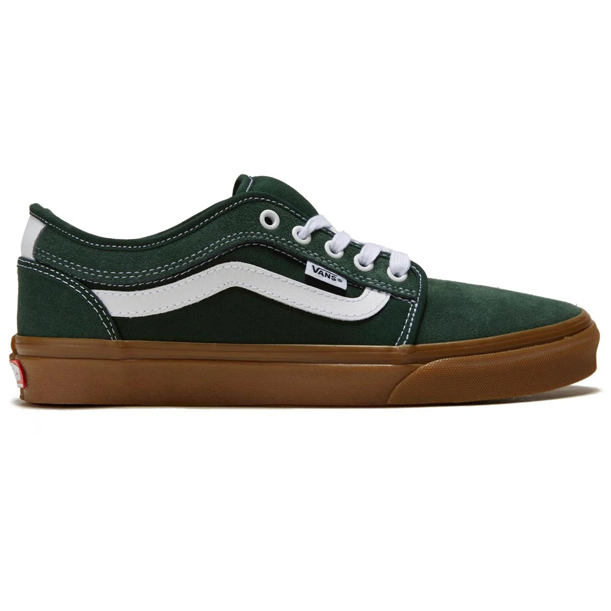 Vans Chukka Low Sidestripe Dark Green/Gum