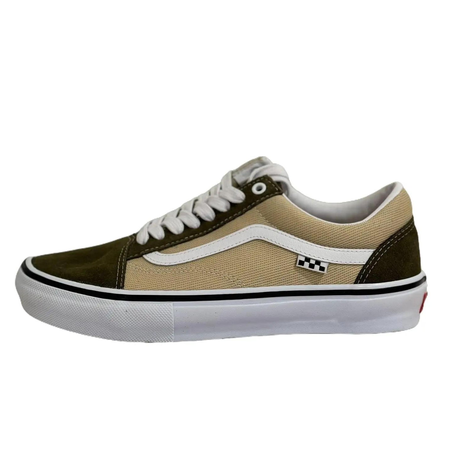 Vans Skate Old Skool Dark Olive/White