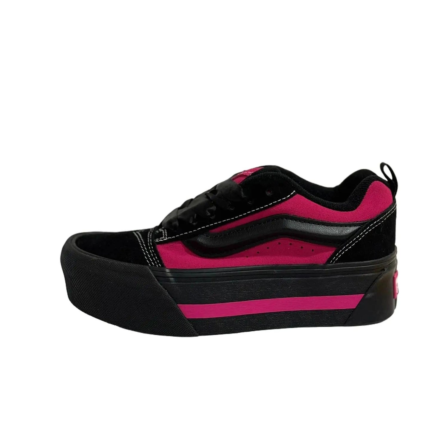 Vans Knu Stack Vintage Satin Black Pink
