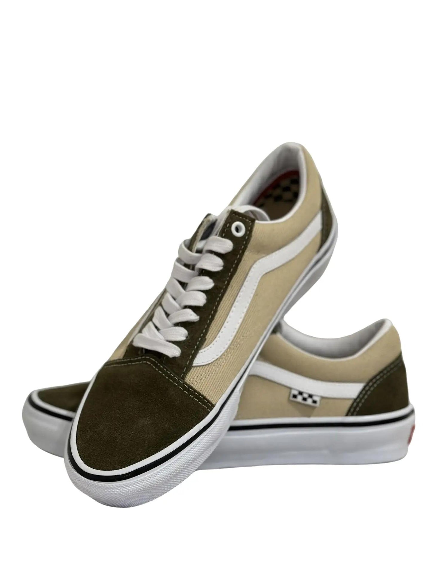 Vans Skate Old Skool Dark Olive/White