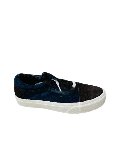 vans old skool pig suede Plain Brown/ Navy