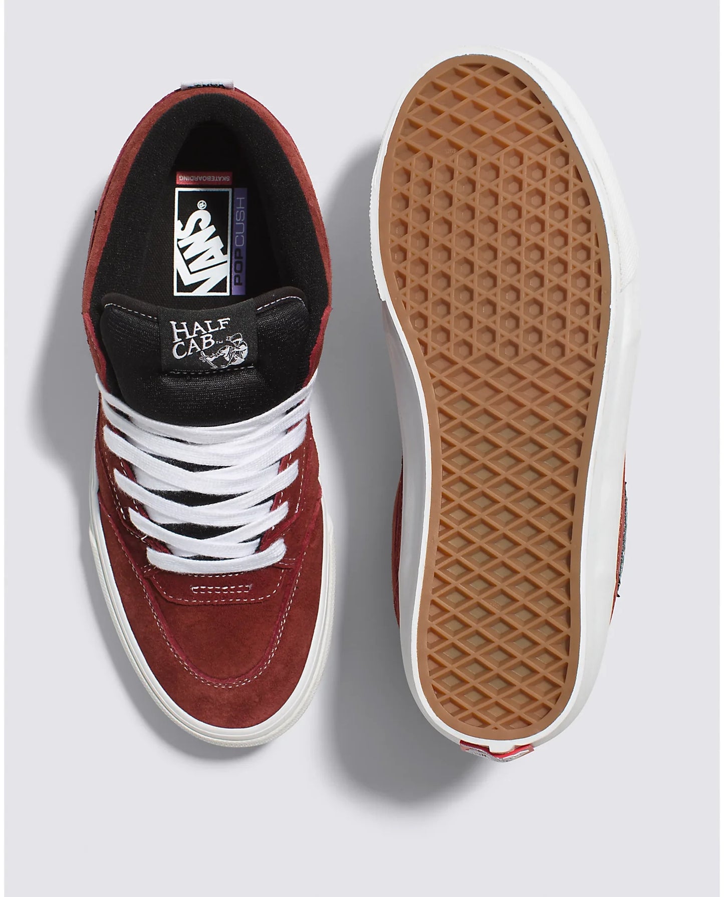 Vans - Skate Half Cab 92' Pig Suede - Brick Red