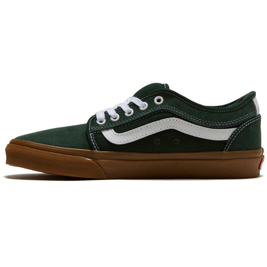 Vans Chukka Low Sidestripe  Dark Green/Gum