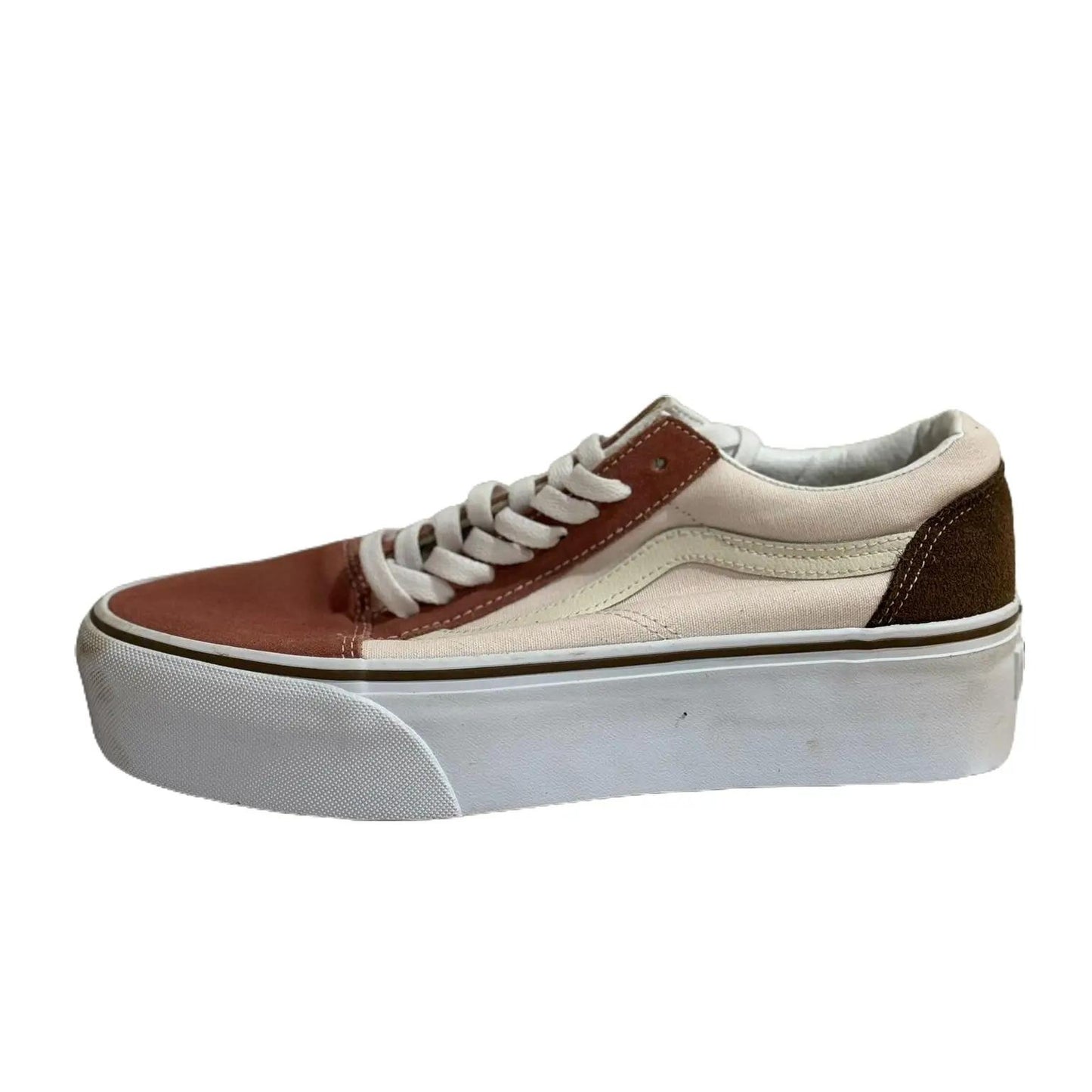 Vans  Old Skool Stackform  Red- Cream