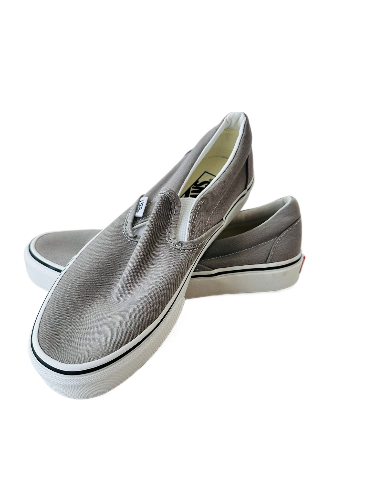 Vans Grey and White Trainers